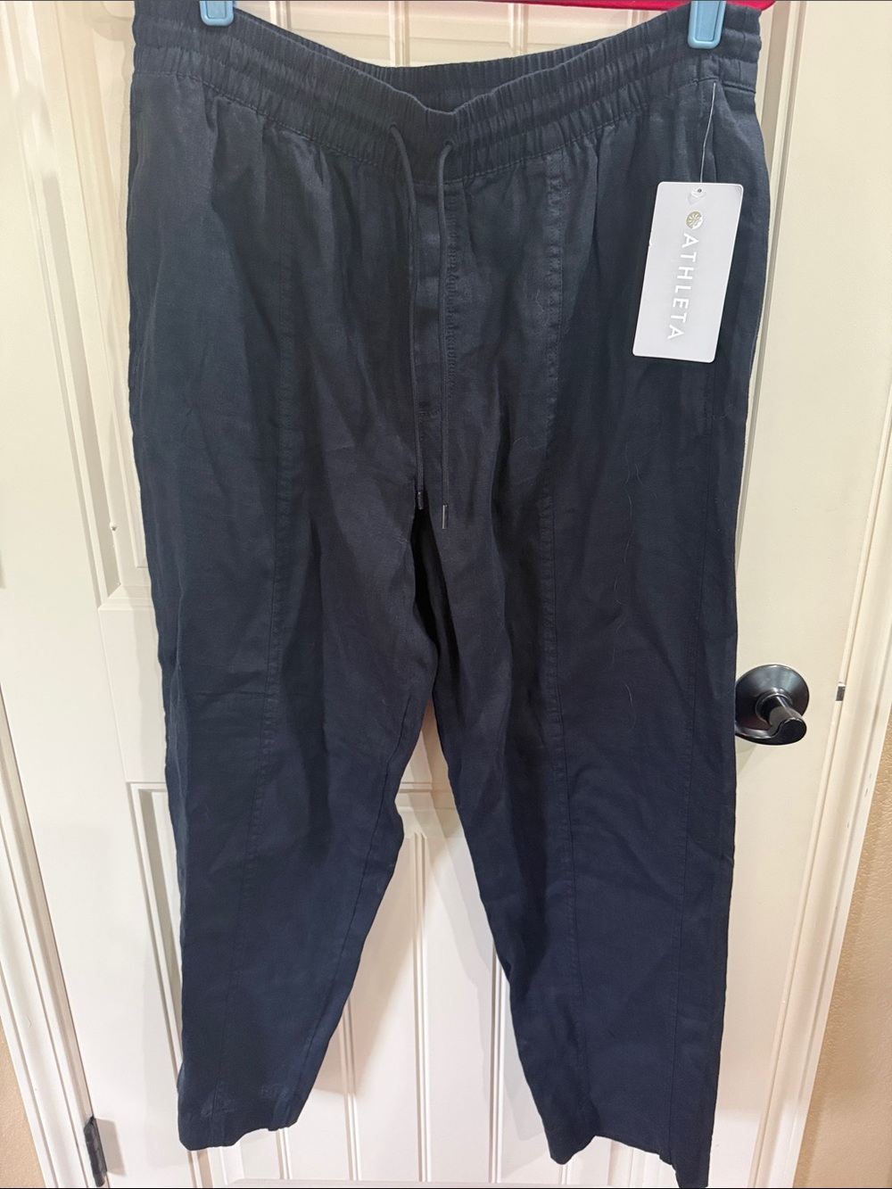 Athleta Men's Navy Elastic-Waist Jogger Pants
